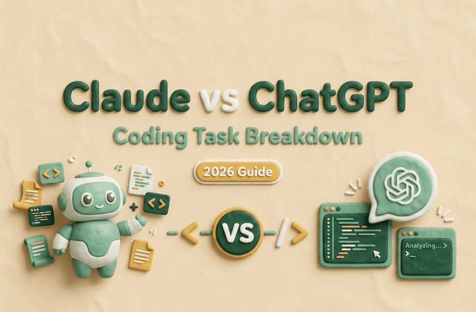 Cover illustration for the 2026 breakdown guide analyzing claude vs chatgpt for coding.