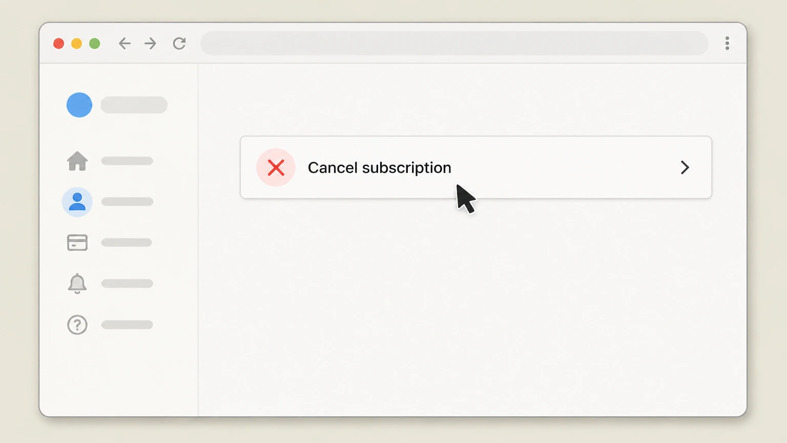 USA Today cancellation: Use the available cancellation control