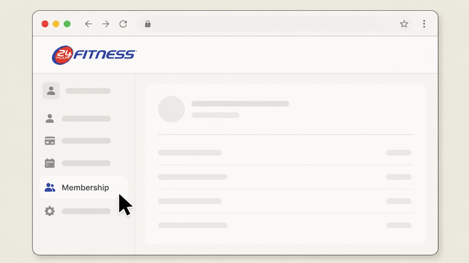 24 Hour Fitness Cancel a 24 Hour Fitness gym membership online cancellation: Open your Membership or Agreements section