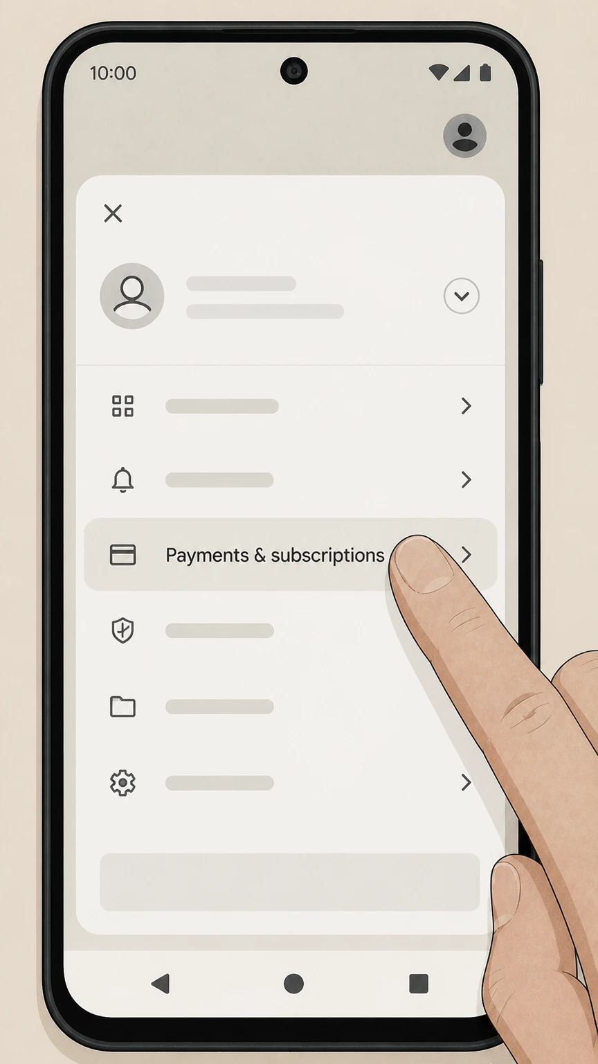AccuWeather Google Play (Android‑billed AccuWeather subscription) cancellation: Open subscriptions