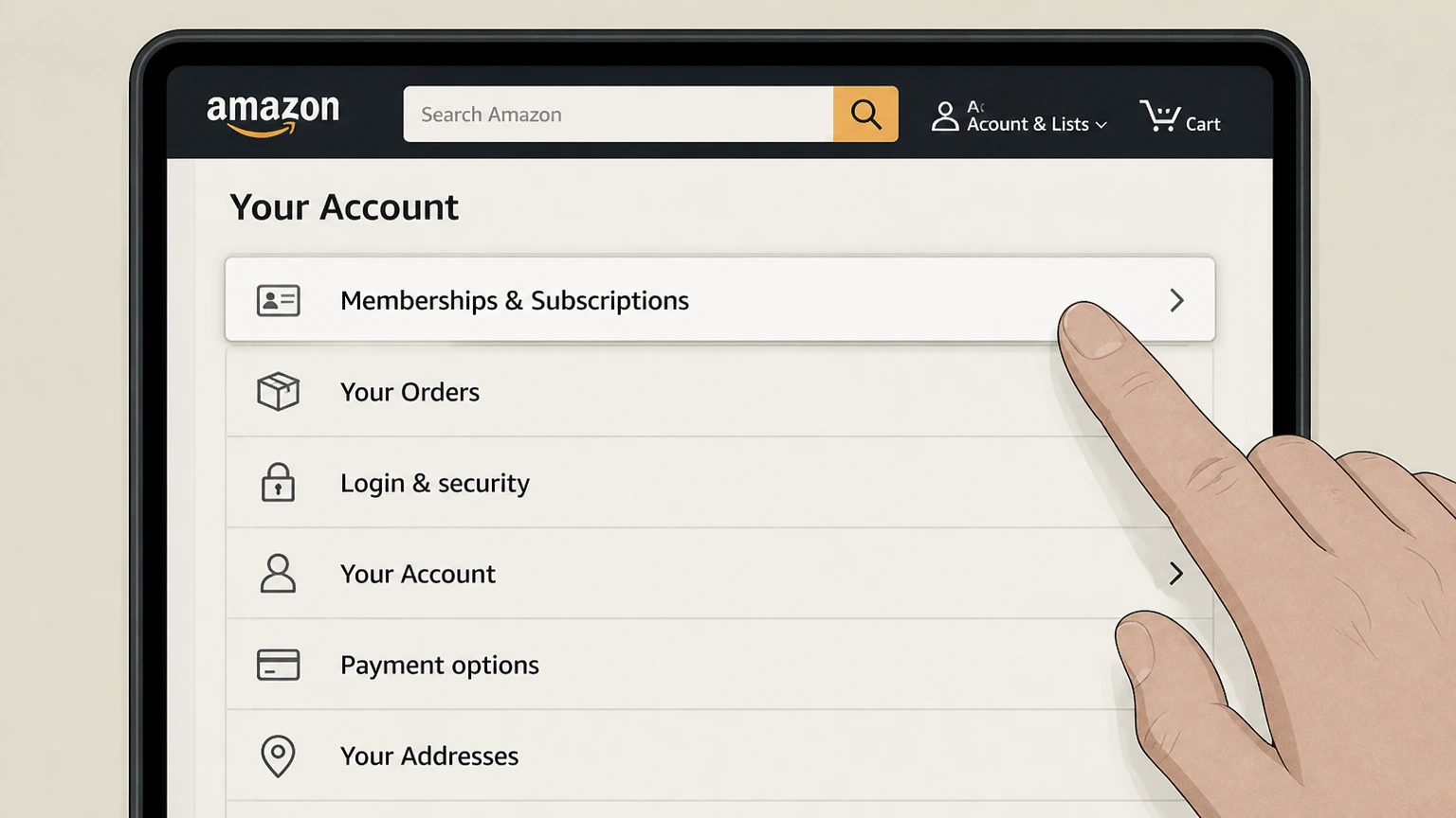 Acorn TV amazon cancellation: Open Memberships & Subscriptions
