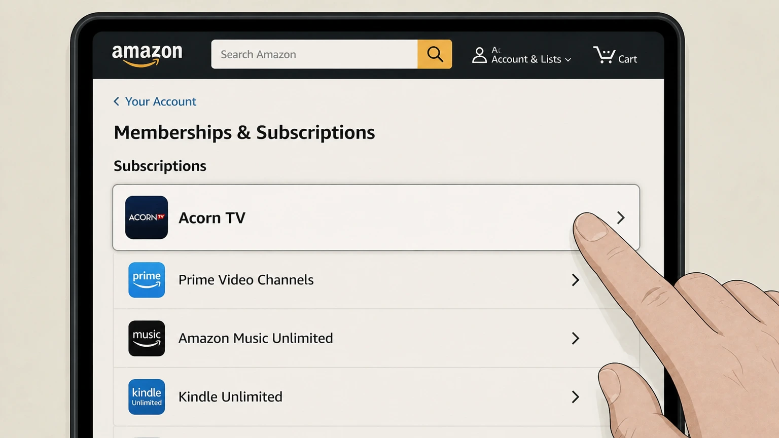 Acorn TV amazon cancellation: Find Acorn TV