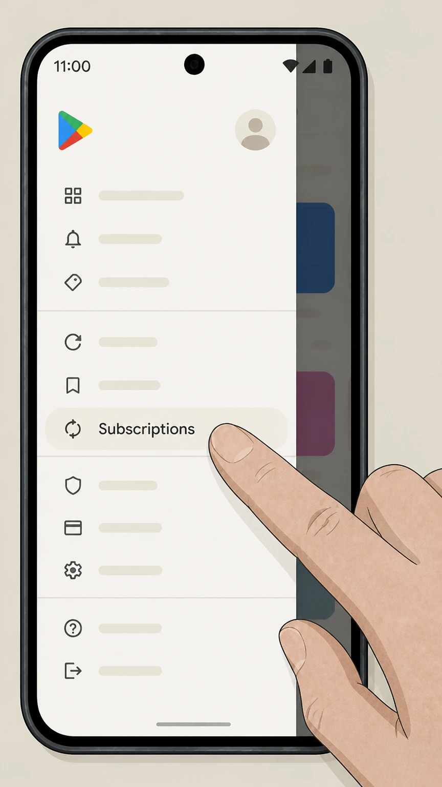 AdaptedMind Math Cancel AdaptedMind Math billed through Google Play cancellation: Go to your subscriptions in Google Play