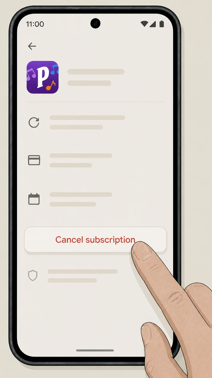 AdaptedMind Math Cancel AdaptedMind Math billed through Google Play cancellation: Tap Cancel subscription