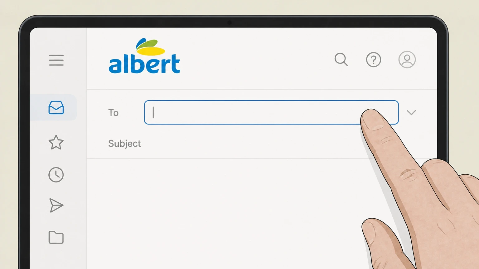 Albert Email support cancellation: Compose a new email to support@albert.com