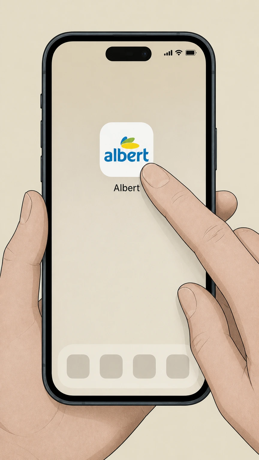 Albert Albert mobile app cancellation: Open the Albert app and sign in