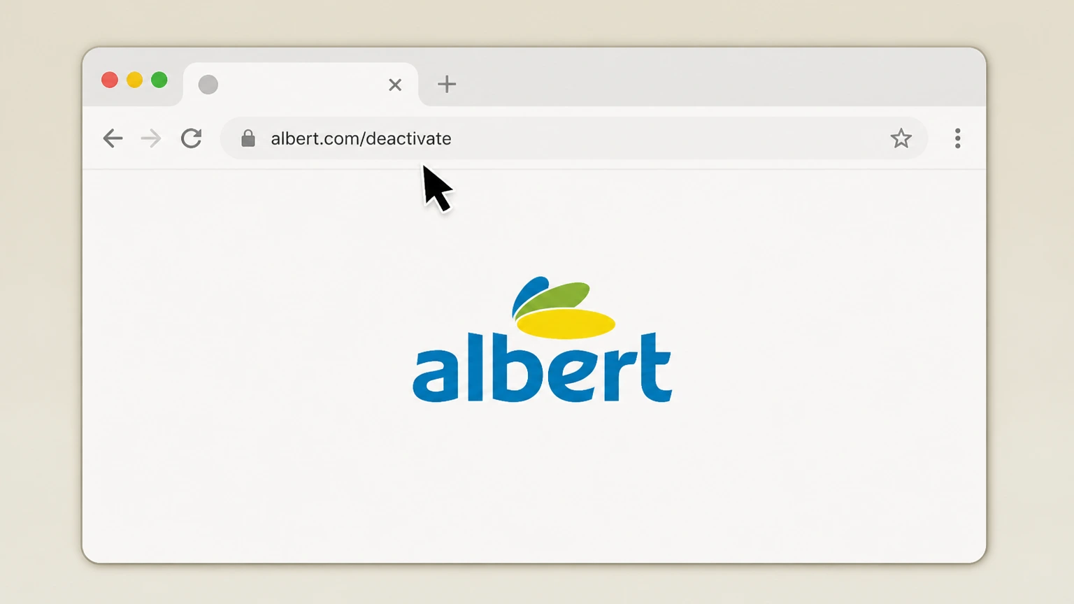 Albert Albert website cancellation: Go to albert.com/deactivate in a browser