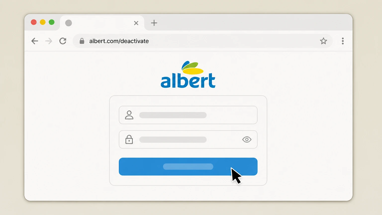 Albert Albert website cancellation: Sign in to your Albert account