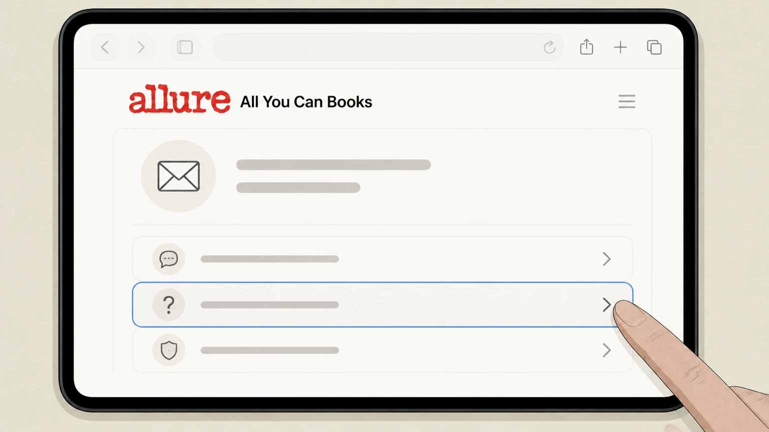 All You Can Books Email customer support cancellation request cancellation: Locate the official All You Can Books help email