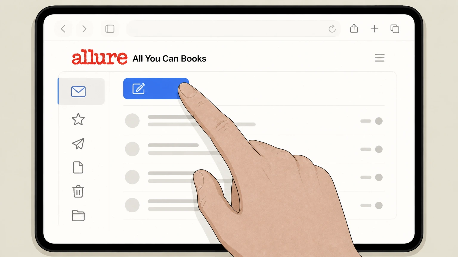 All You Can Books Email customer support cancellation request cancellation: Compose an email from your account address