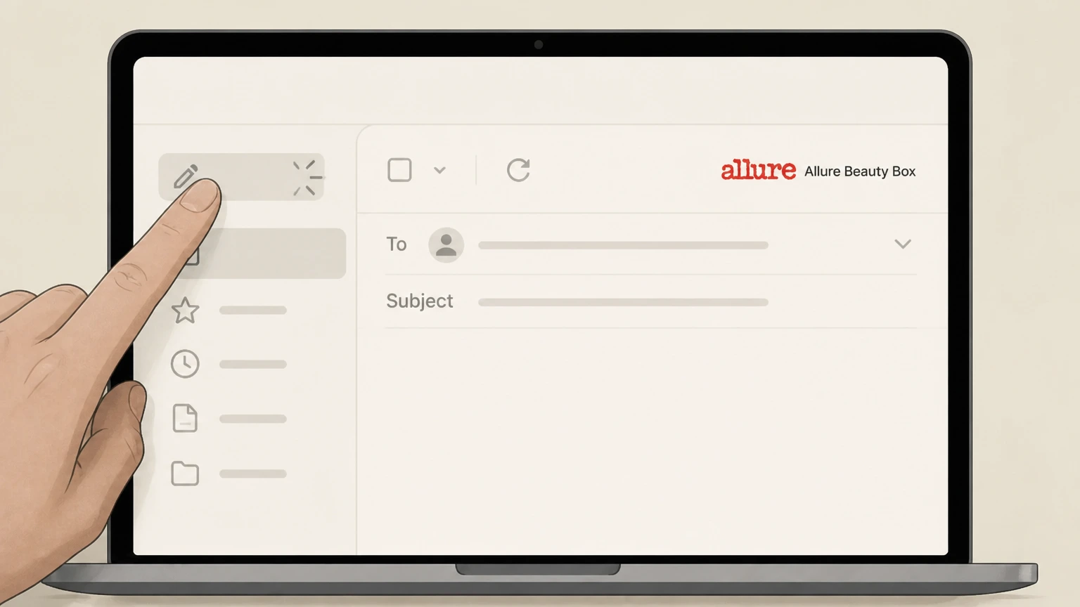 Allure Beauty Box Cancel by email to Allure customer support cancellation: Compose a new message to Allure support