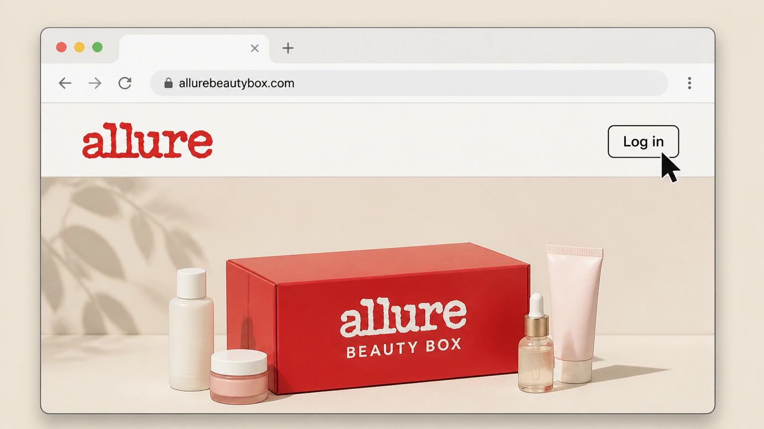 Allure Beauty Box Cancel online through your Allure account cancellation: Open the Allure Beauty Box website