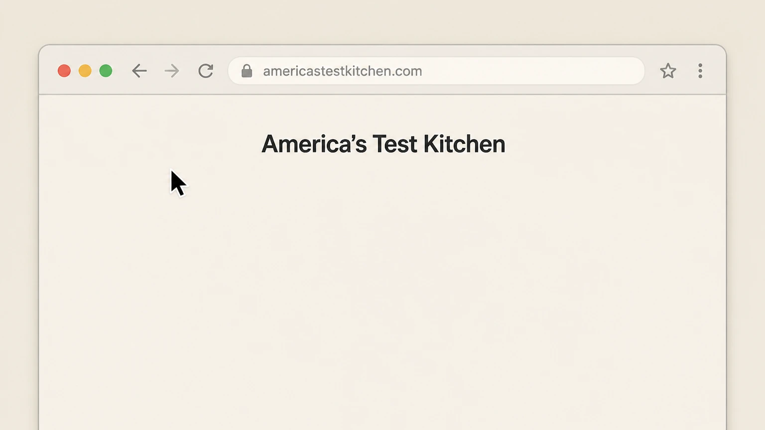 America's Test Kitchen Cancel website-billed Essential Membership or ATK Classes cancellation: Open the America's Test Kitchen website