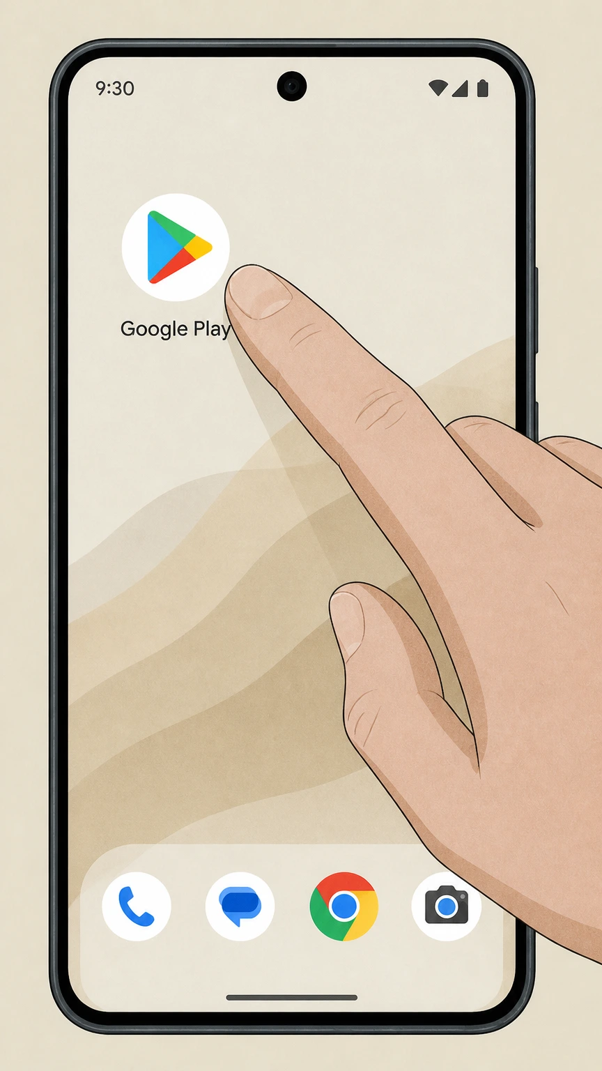 Architectural Digest Google Play-billed Architectural Digest India app subscription cancellation: Open the Google Play Store app