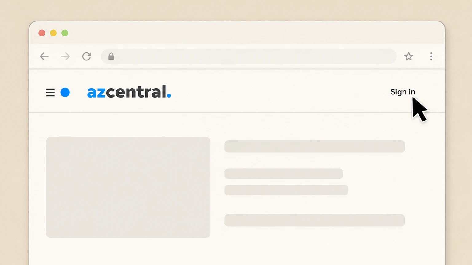 The Arizona Republic Website Account Management (eligible states only) cancellation: Sign in to your azcentral.com account