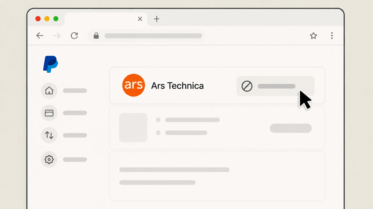 Ars Technica PayPal automatic payment settings cancellation: Verify PayPal shows the payment as canceled