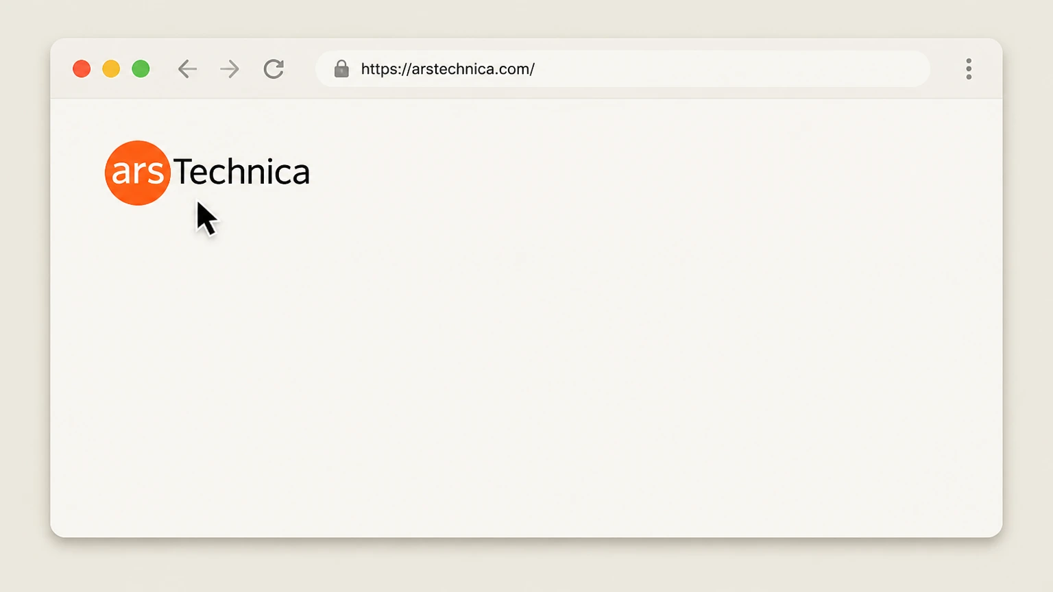 Ars Technica Ars Technica subscription account page cancellation: Open the Ars Technica website