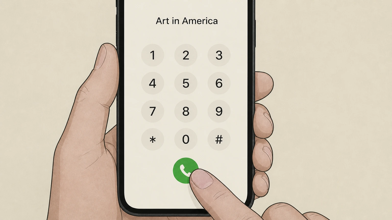 Editorial illustration for Call the correct regional number in the Publisher phone cancellation route for Art in America