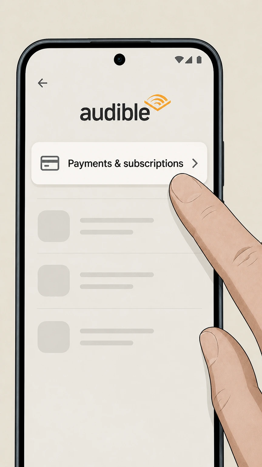 Audible cancel a google play subscription: Open Payments & subscriptions