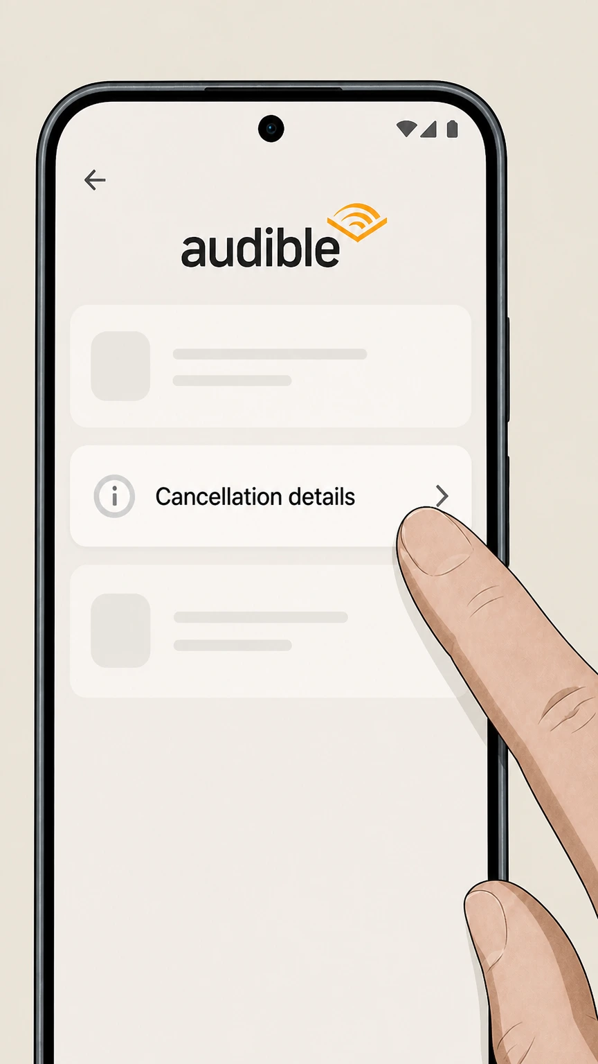 Audible cancel a google play subscription: Save the expiration date