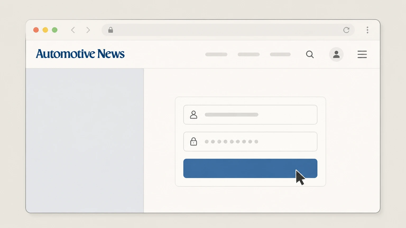 Automotive News Automotive News website account cancellation: Sign in to your Automotive News account