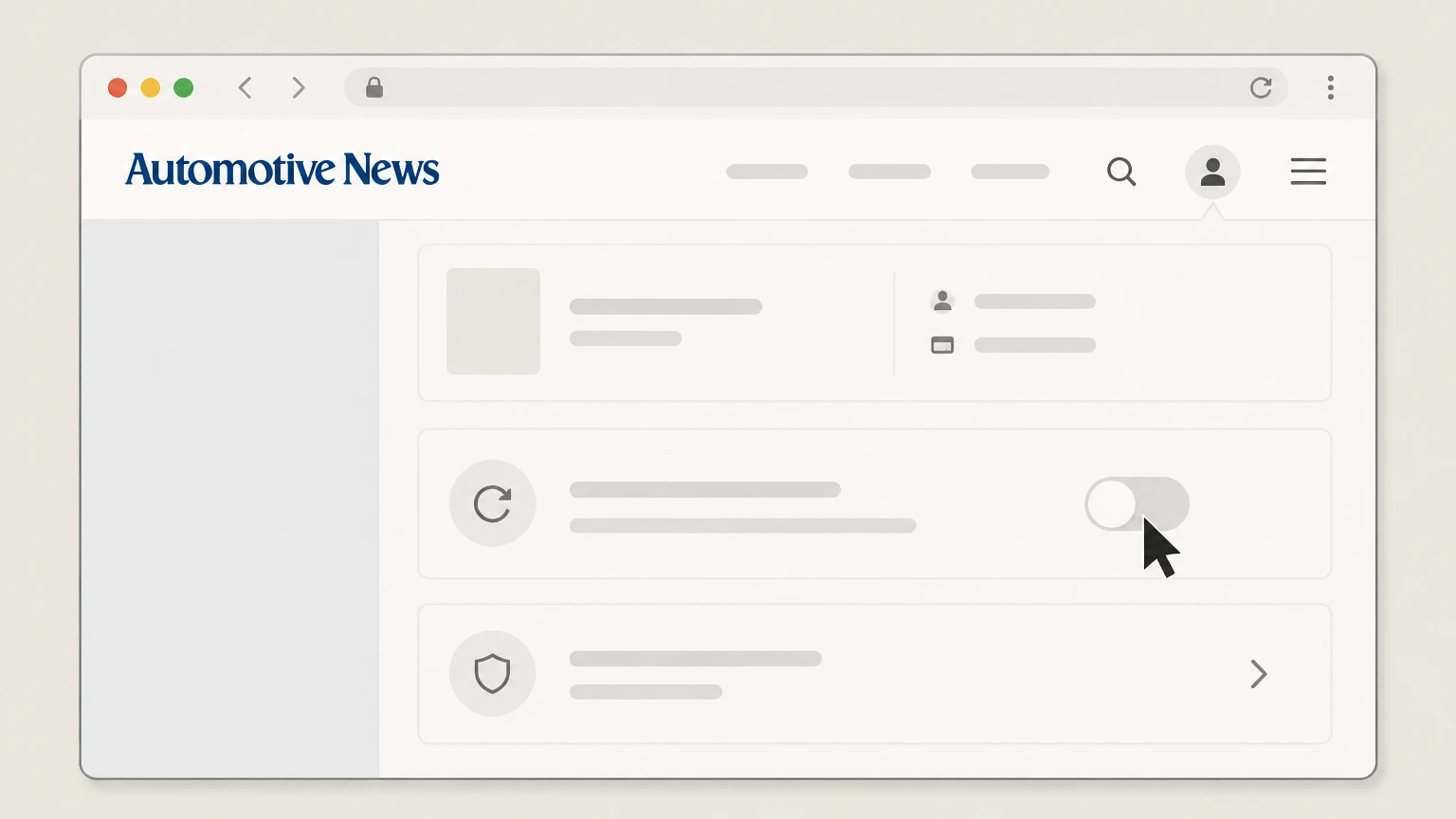Automotive News Automotive News website account cancellation: Opt out of automatic renewal for the subscription