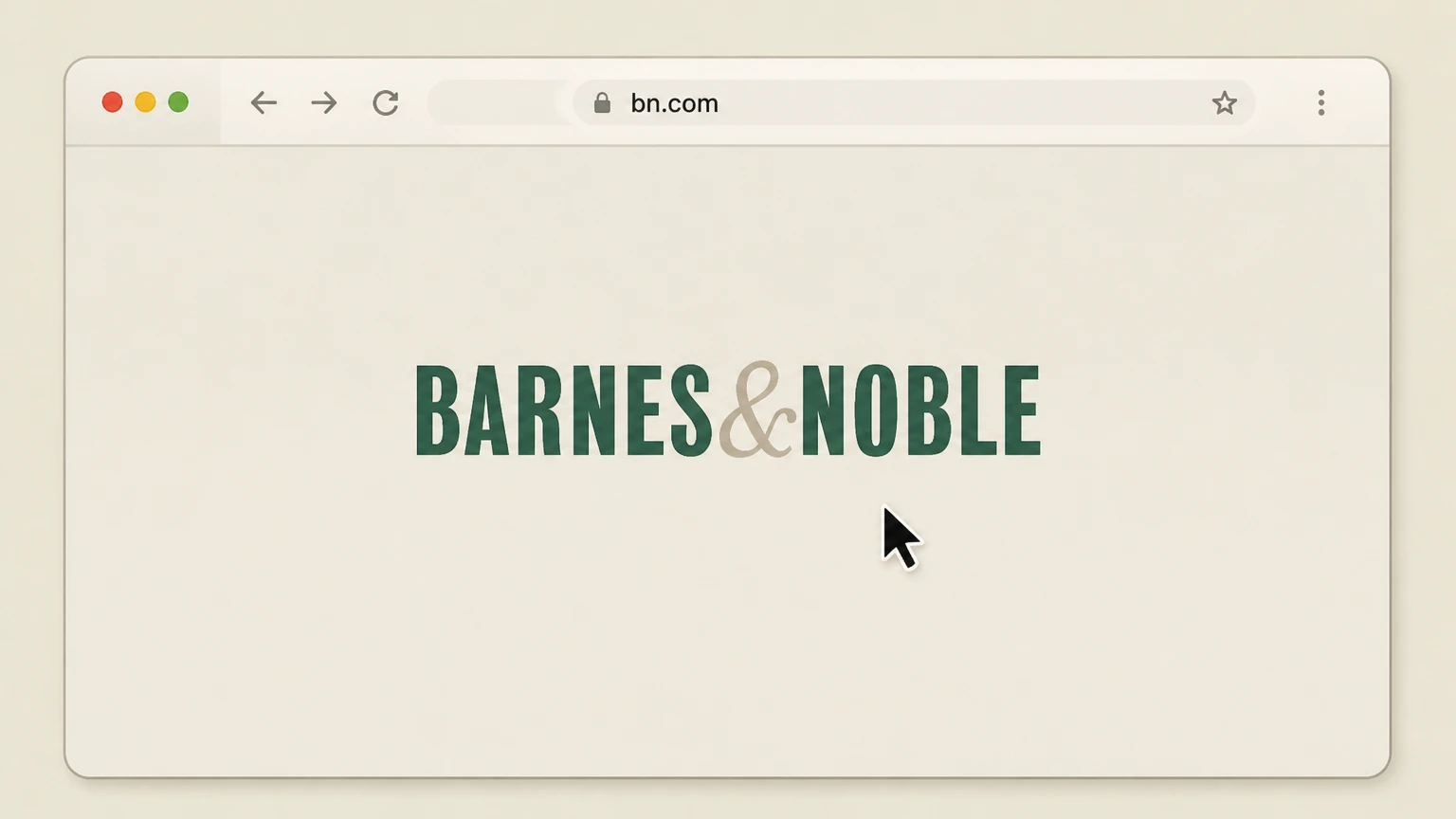 Barnes & Noble BN.com account – turn off automatic renewal cancellation: Open the Barnes & Noble website