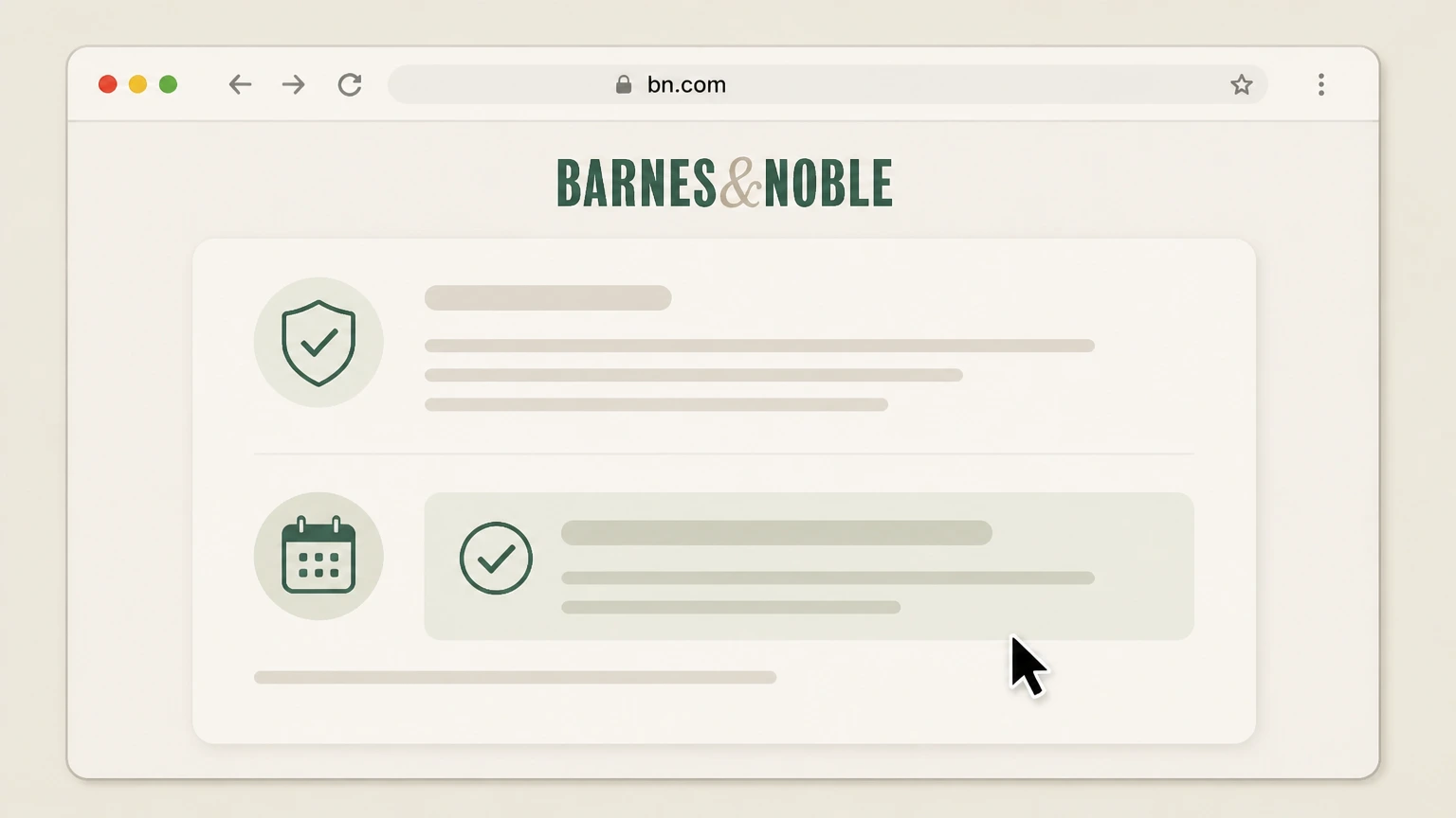 Barnes & Noble BN.com account – turn off automatic renewal cancellation: Confirm that automatic renewal is turned off