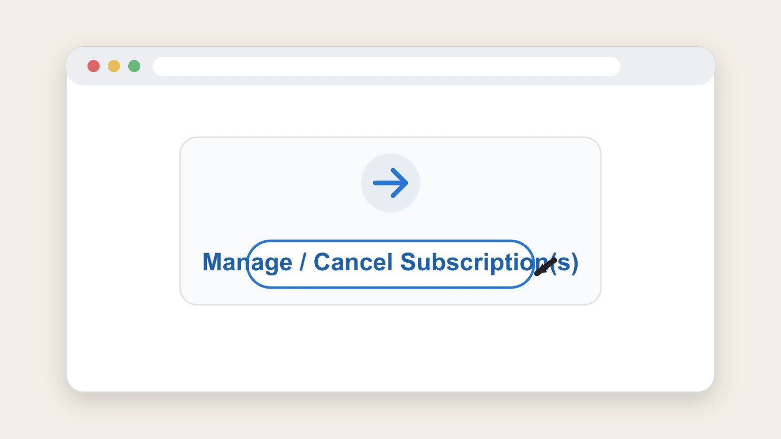 Barron's Barron's Customer Center cancellation: Open Manage / Cancel Subscriptions