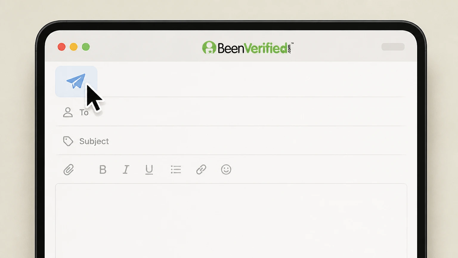BeenVerified Cancel via BeenVerified support email cancellation: Open your email app
