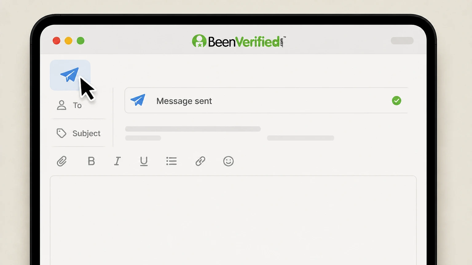 BeenVerified Cancel via BeenVerified support email cancellation: Send the email and keep the reply