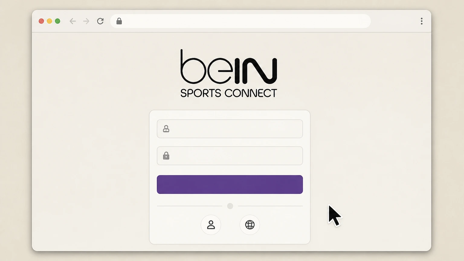 beIN SPORTS CONNECT beIN SPORTS CONNECT website cancellation: Sign in on the regional beIN SPORTS CONNECT website