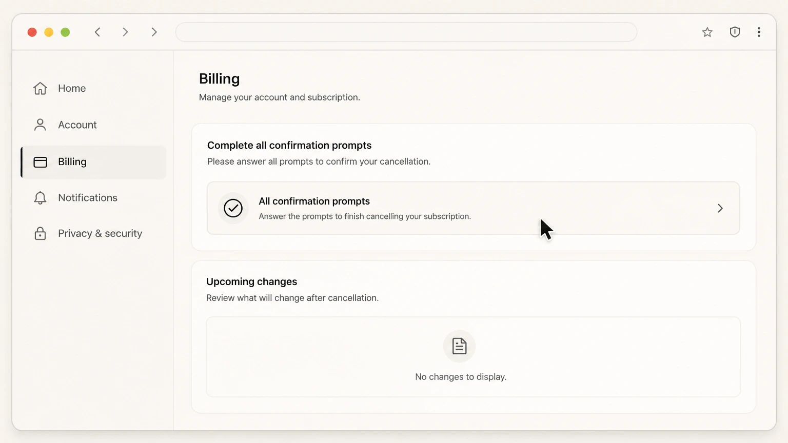 BetterMe web cancellation: Complete all confirmation prompts