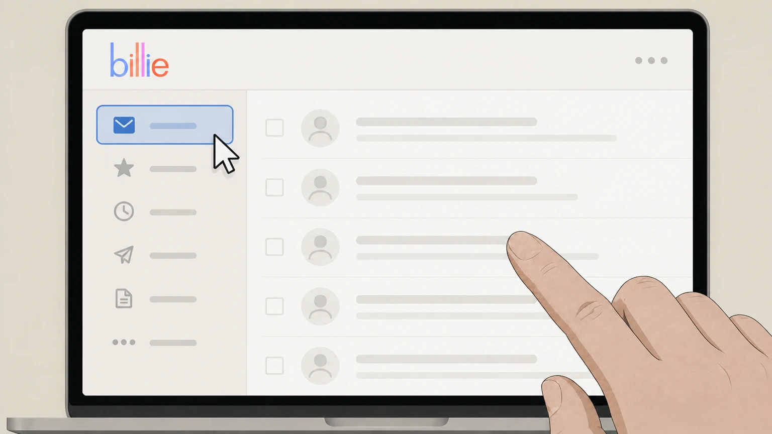 Billie Cancel by emailing Billie customer support cancellation: Open your email client