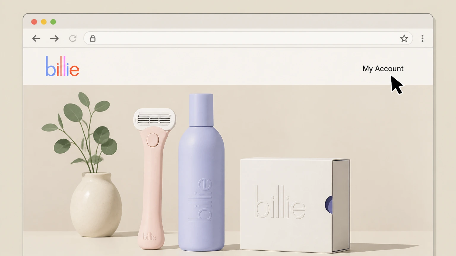 Billie Cancel from your Billie account on mybillie.com cancellation: Open the Billie website