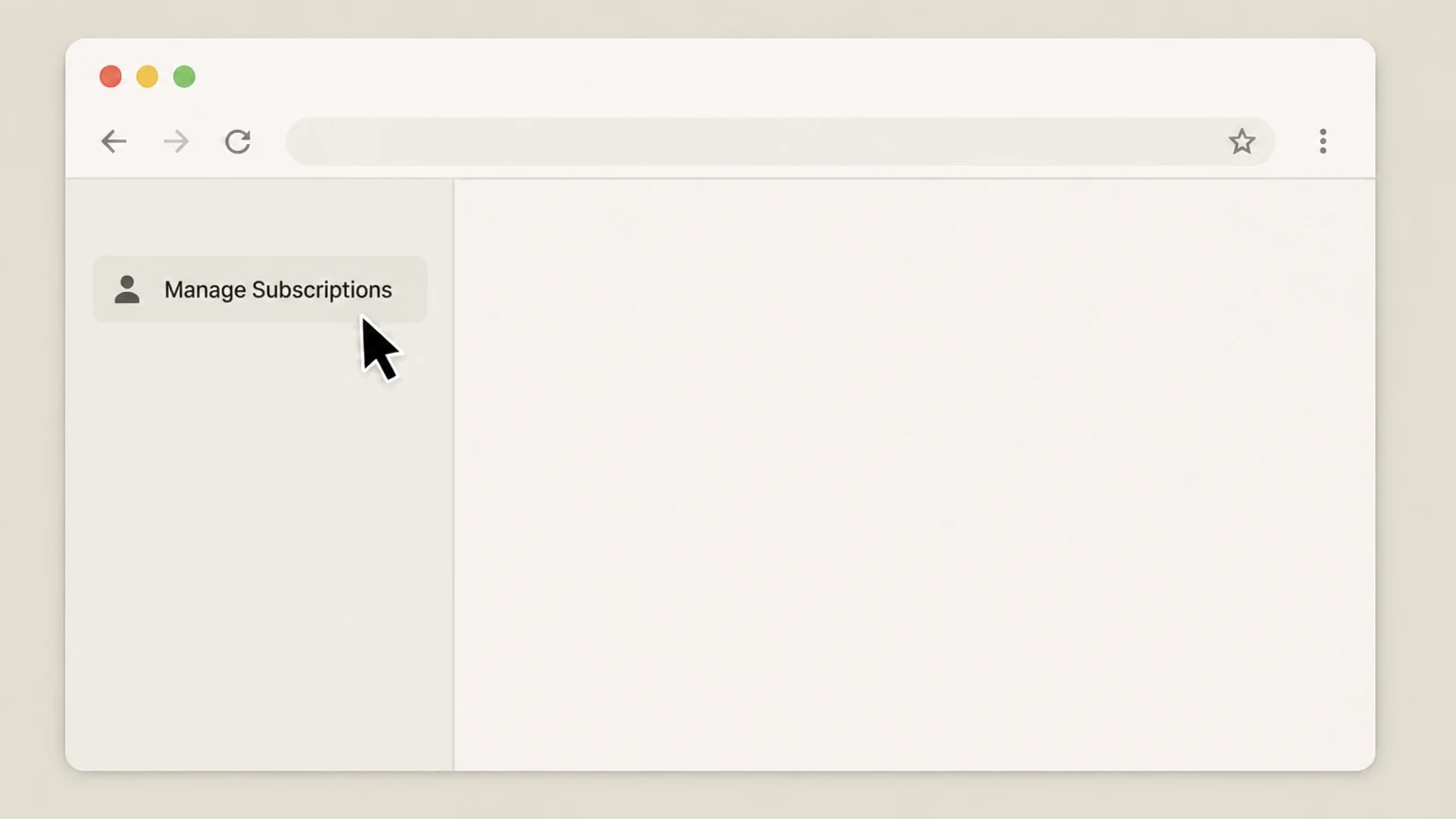 Birchbox Birchbox Manage Subscriptions cancellation: Open Manage Subscriptions