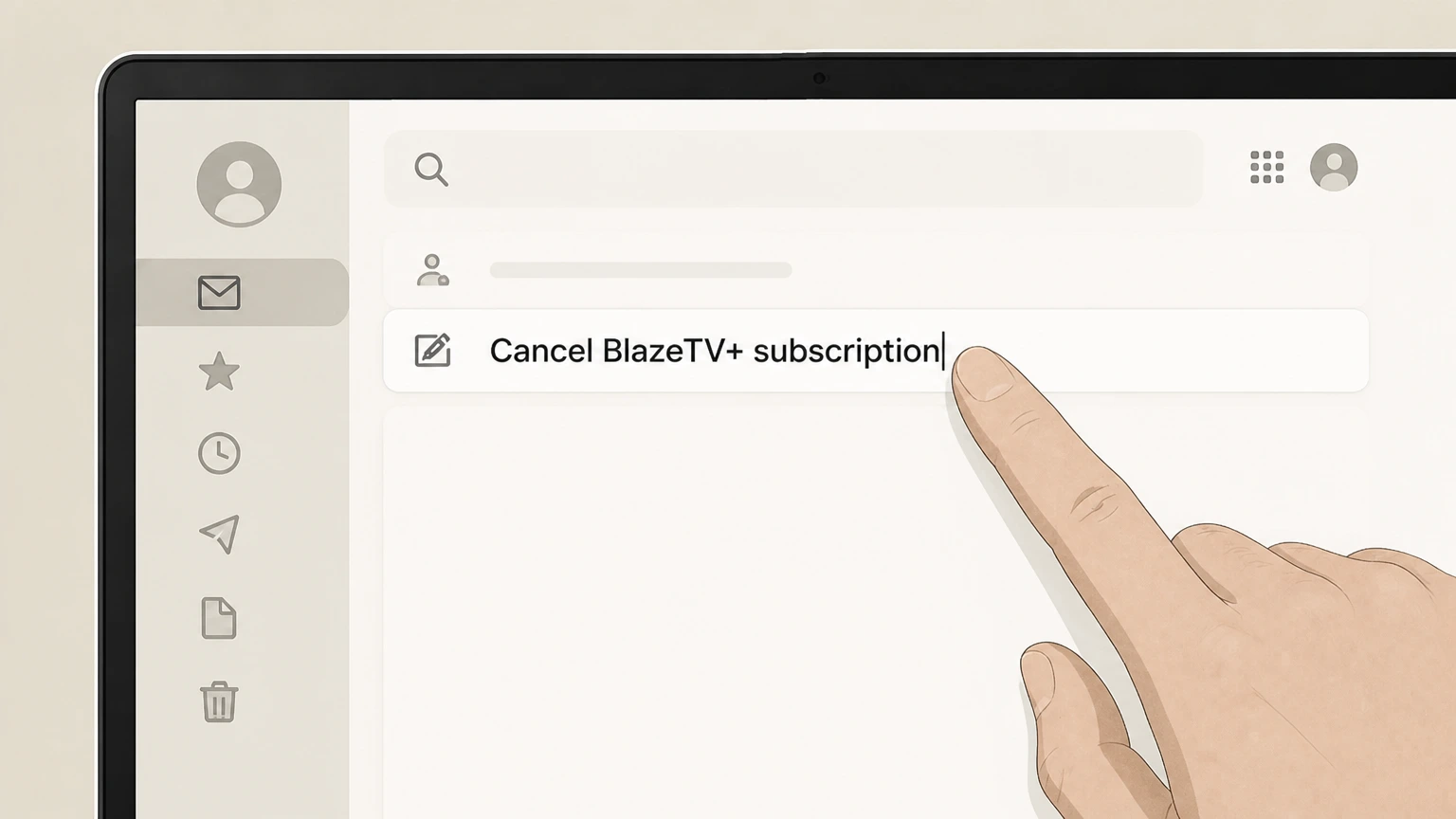 BlazeTV Cancel BlazeTV by email cancellation: Write a clear cancellation subject line