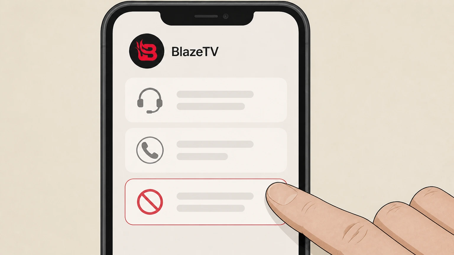 BlazeTV Cancel BlazeTV by phone cancellation: Request cancellation of your BlazeTV subscription