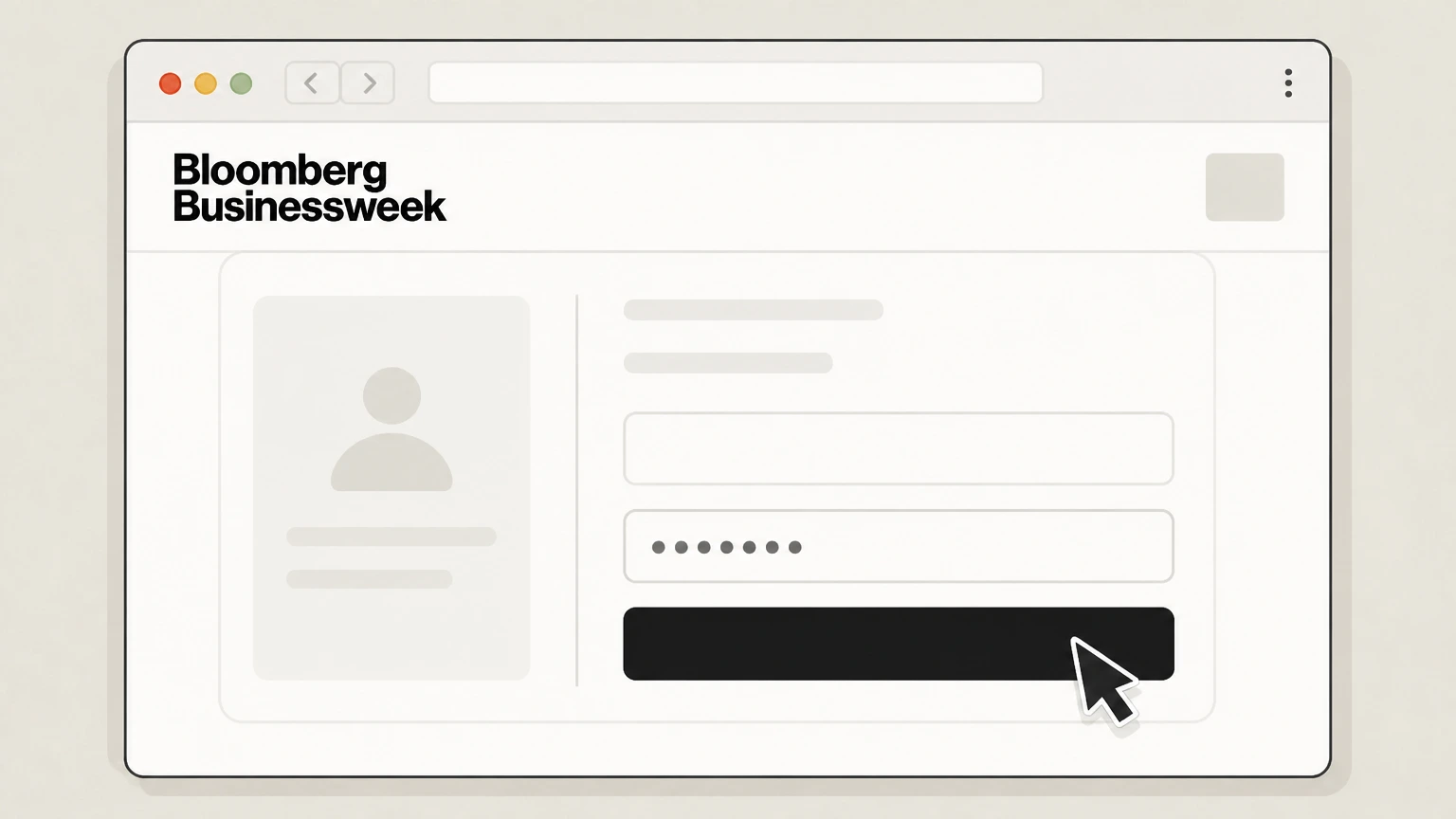 Bloomberg Businessweek Cancel a stand‑alone Bloomberg Businessweek print magazine subscription cancellation: Log in with your account number