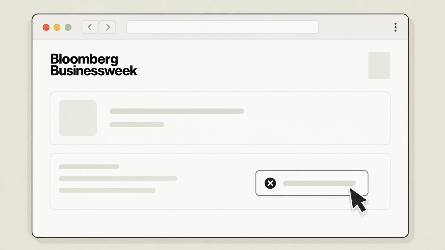 Bloomberg Businessweek Cancel a stand‑alone Bloomberg Businessweek print magazine subscription cancellation: Choose the option to cancel or stop renewal