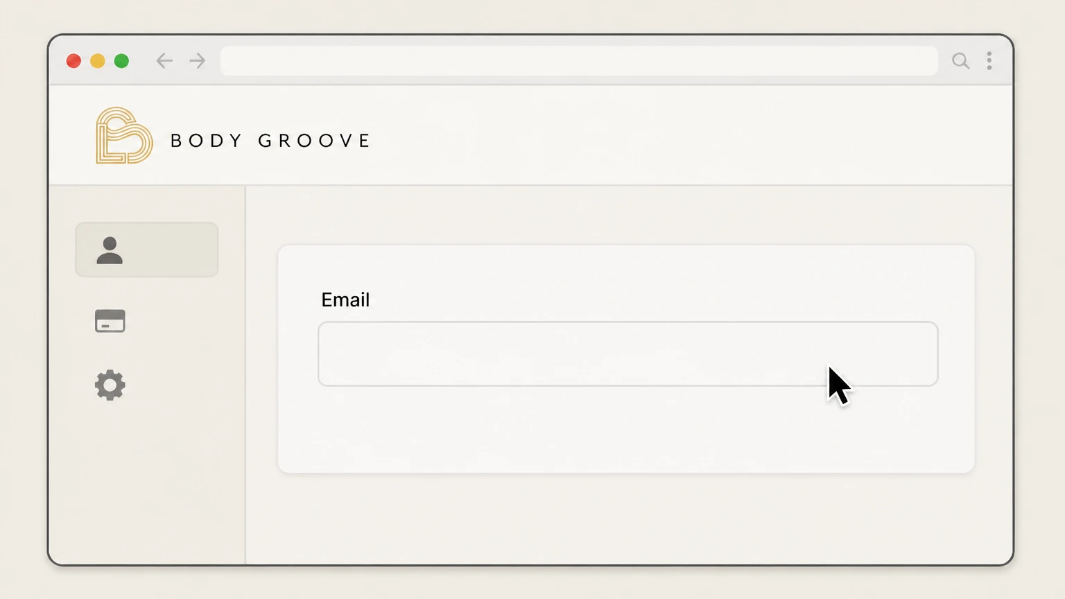 Body Groove Body Groove cancellation form: Enter the account email
