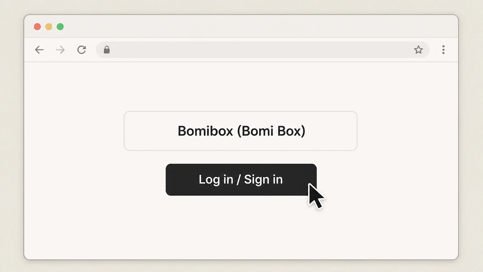 Editorial illustration for Log into your Bomibox account at bomibox.cratejoy.com in the Website account (bomibox.com / bomibox.cratejoy.com) cancellation route for Bomibox (Bomi Box)