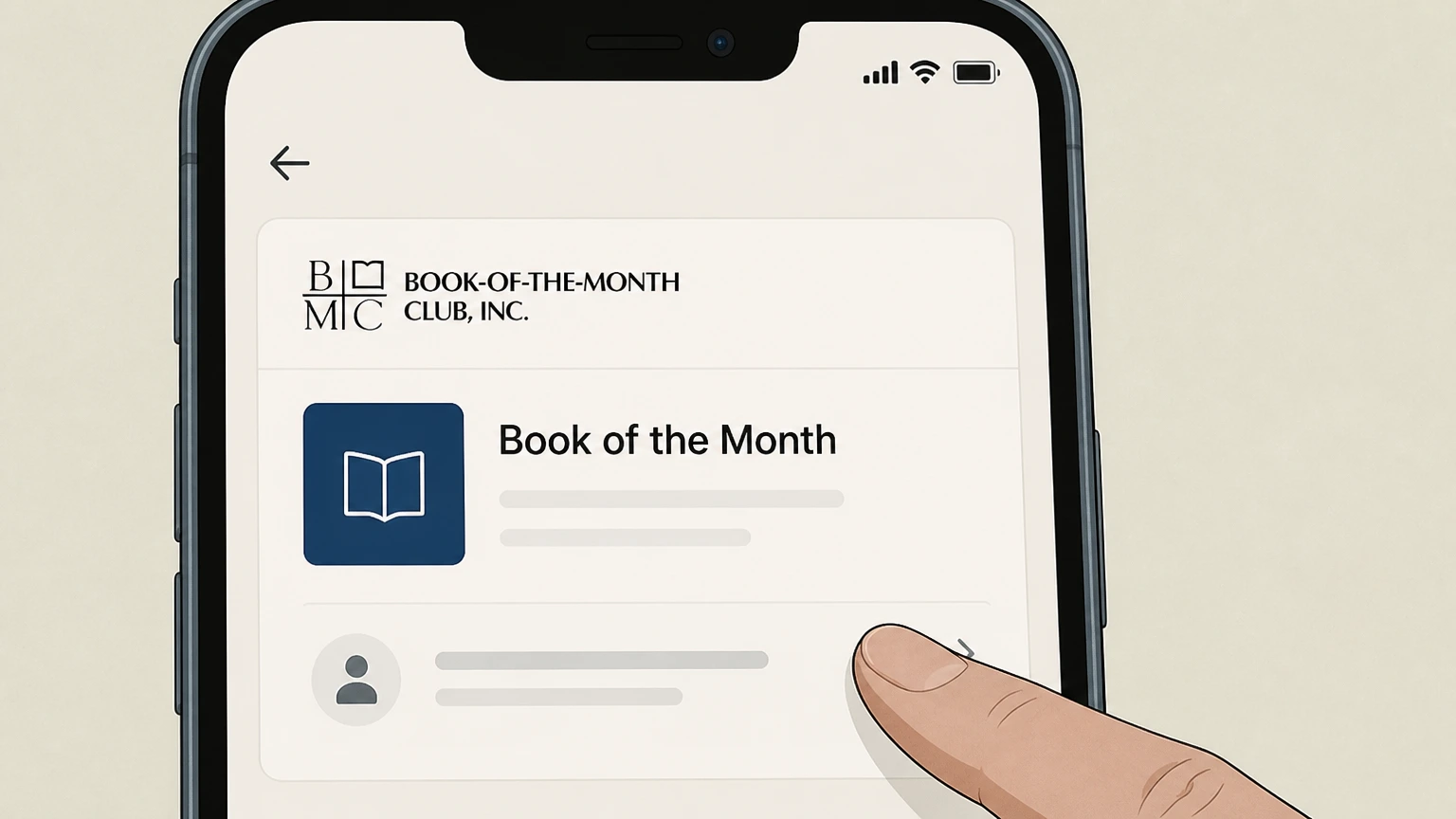 Book of the Month Phone with Book of the Month cancellation: Gather your account information