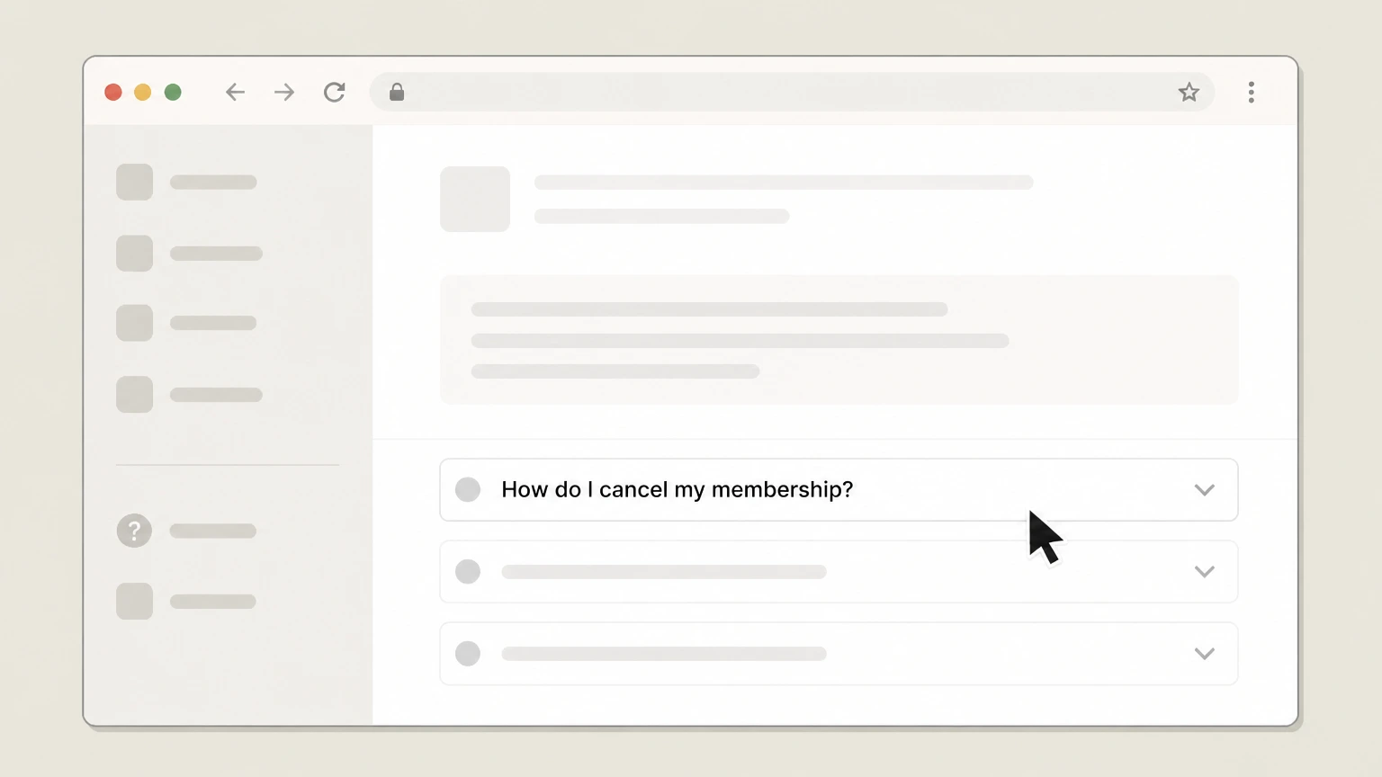 Book of the Month Book of the Month website cancellation: Select “How do I cancel my membership?”
