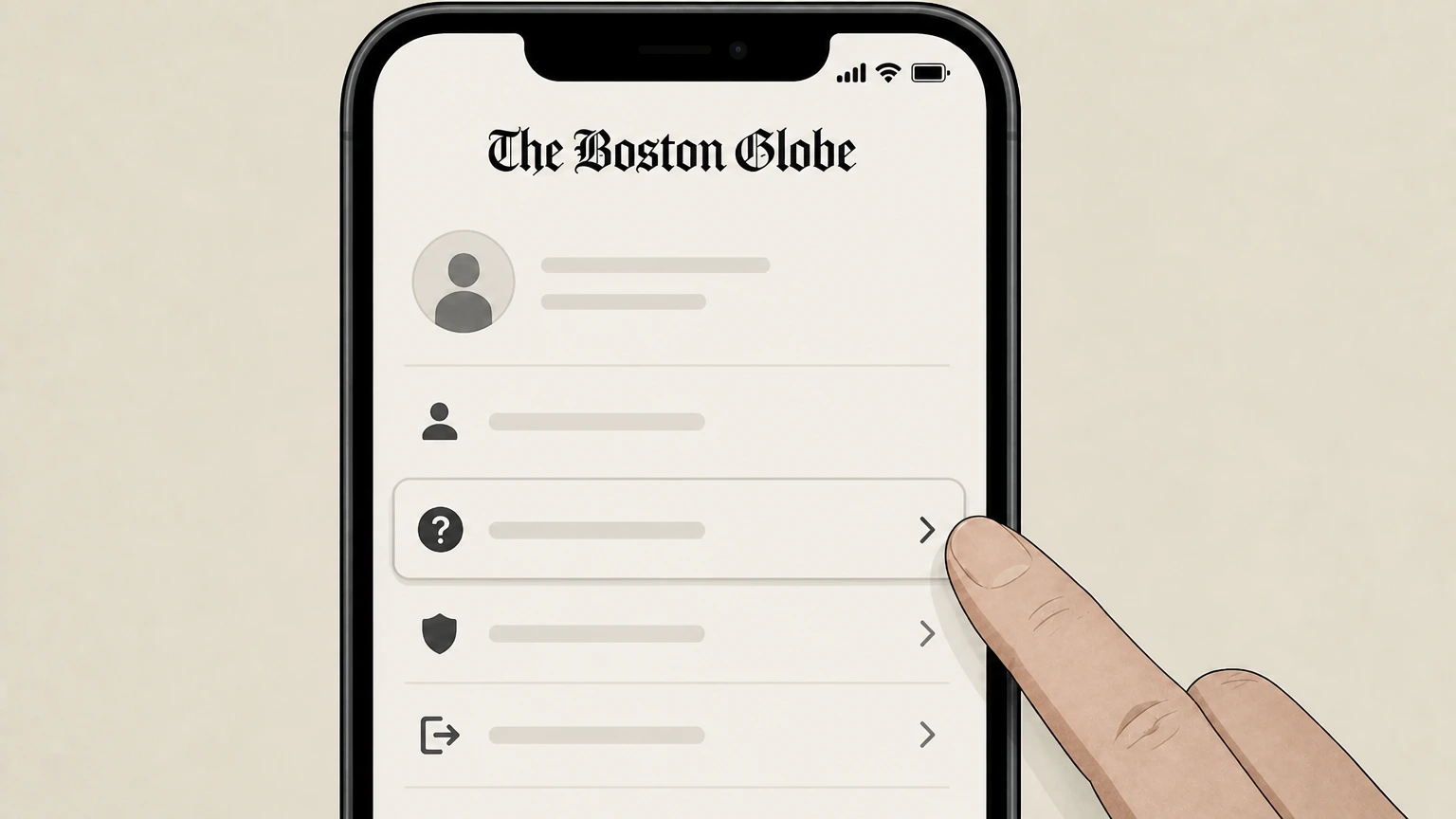 The Boston Globe Boston Globe Customer Service (print and digital) cancellation: Provide account details for verification