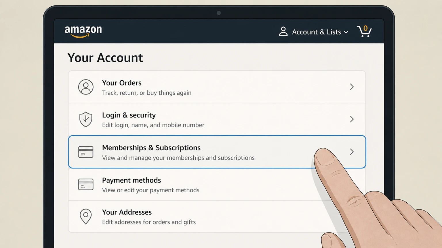 BritBox amazon cancellation: Open Memberships & Subscriptions