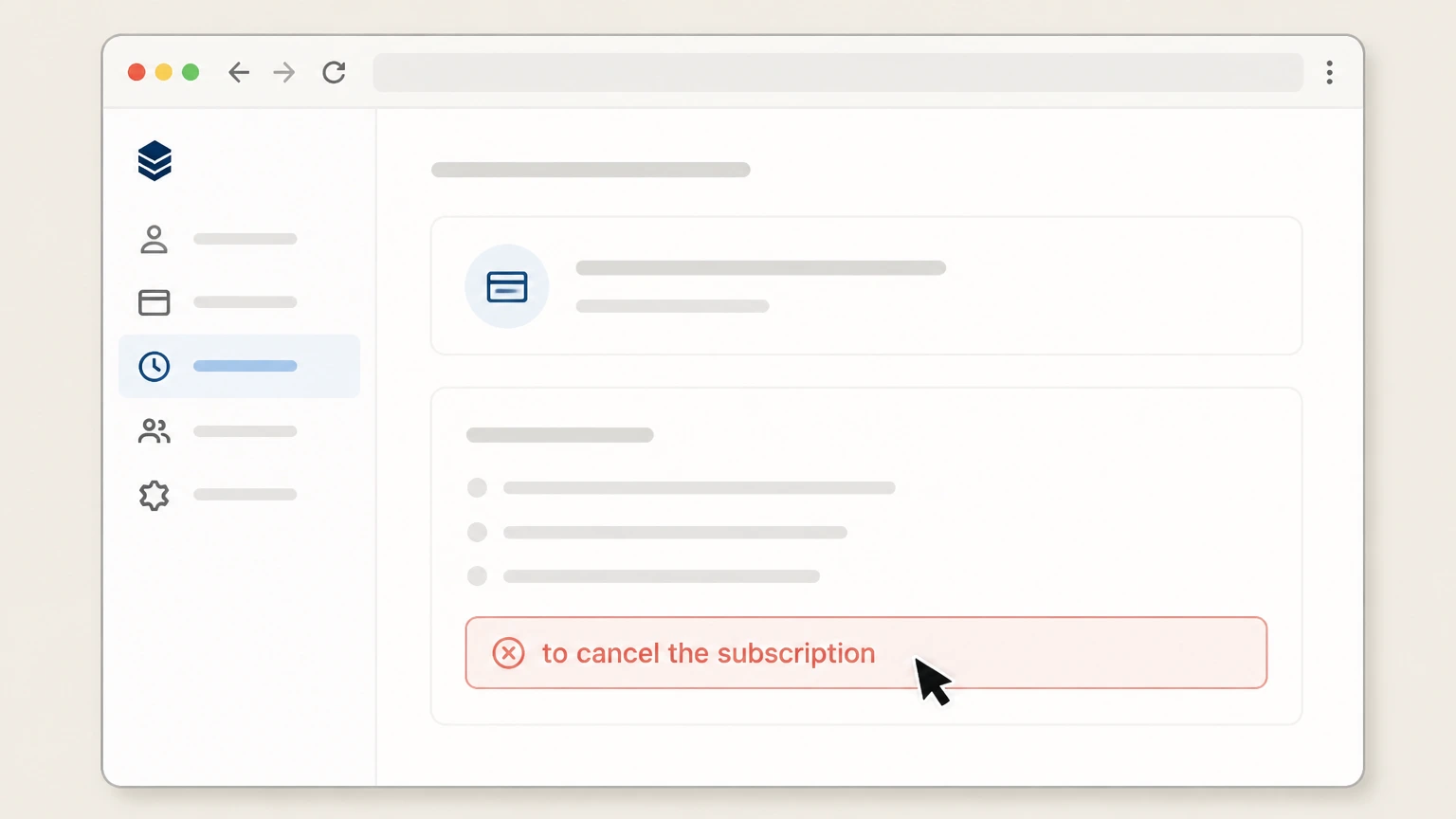BrowserStack web cancellation: Choose to cancel the subscription