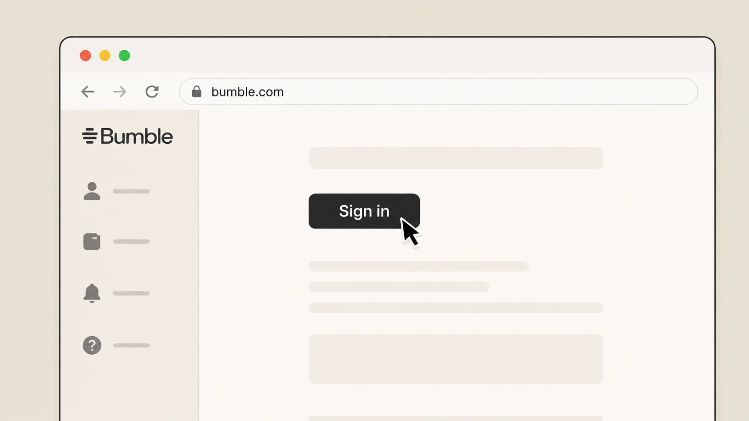 Bumble Bumble website (card, PayPal, Apple Pay, Bumble Web) cancellation: Sign in to your account