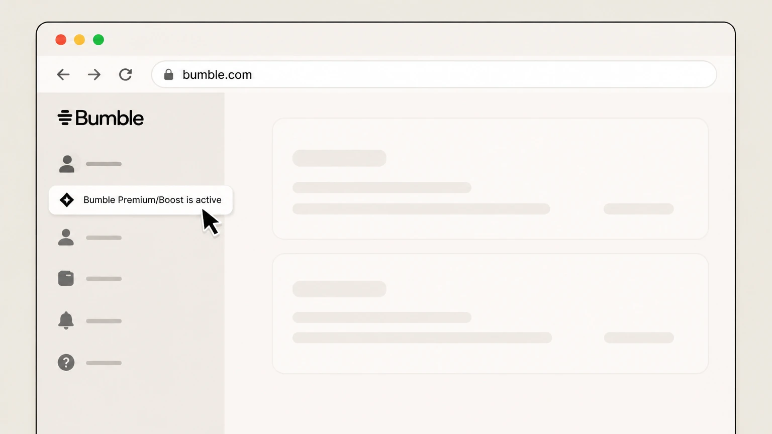 Bumble Bumble website (card, PayPal, Apple Pay, Bumble Web) cancellation: Open your subscription details