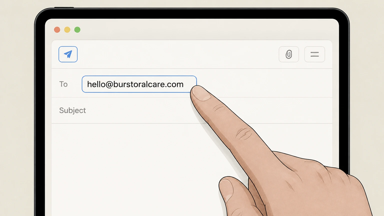 BURST Oral Care BURST email support: Write to BURST support